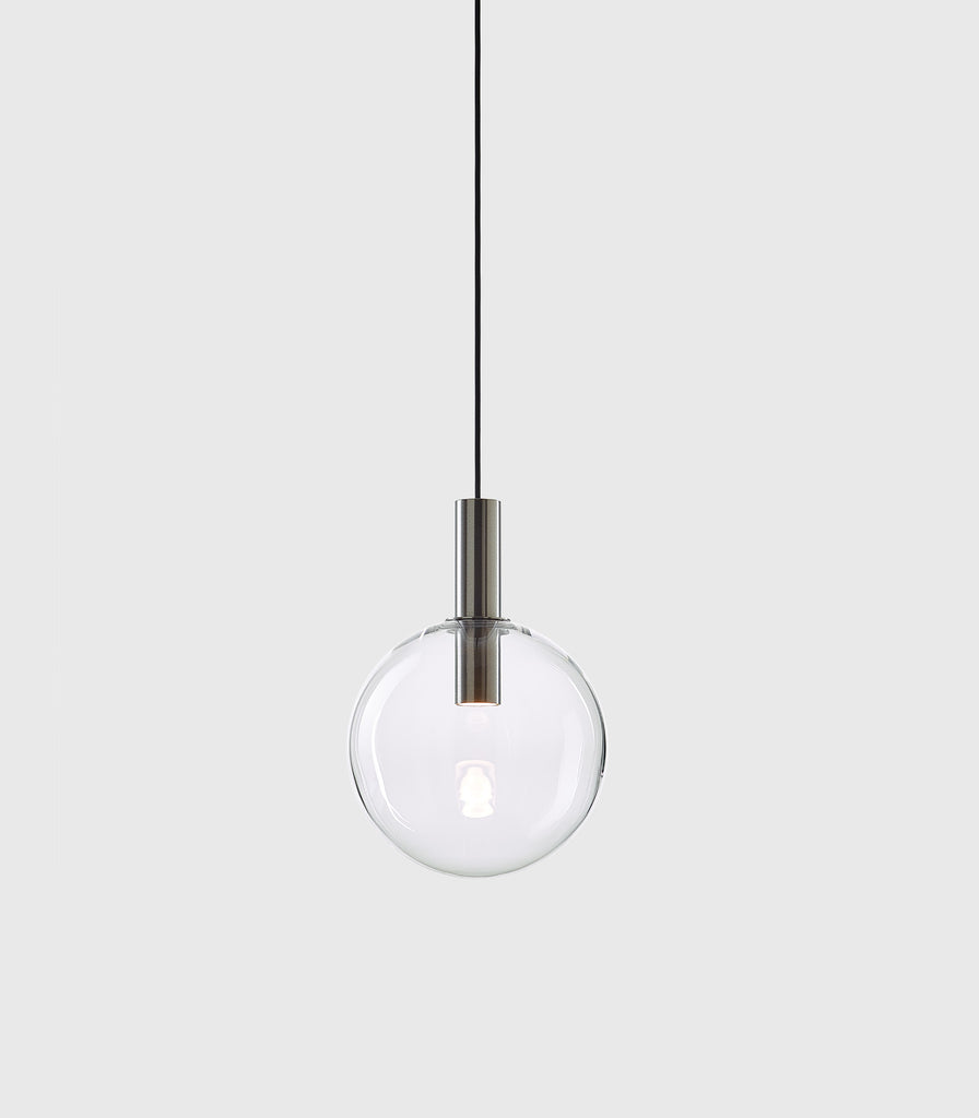 Bomma Divina Pendant Light in White/ Brushed Silver