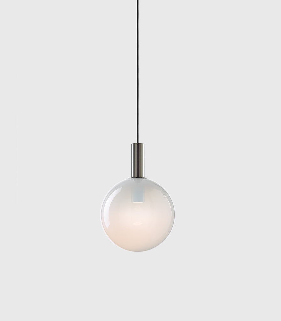 Bomma Divina Pendant Light in Clear/ Brushed Silver