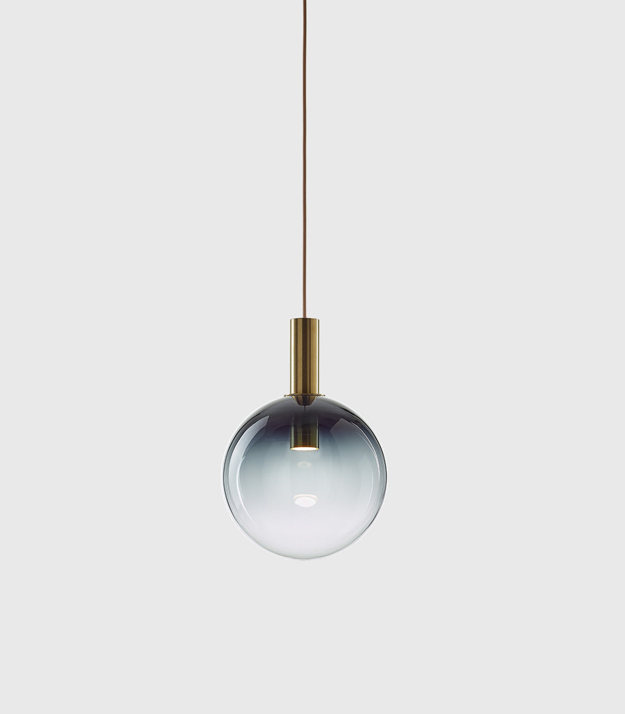 Bomma Divina Pendant Light in Smoke/ Brushed Gold