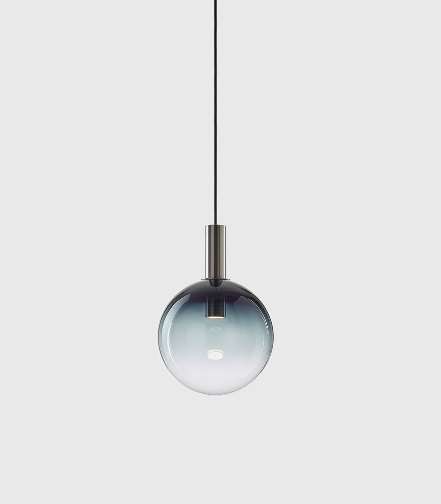 Bomma Divina Pendant Light in Smoke/ Brushed Silver