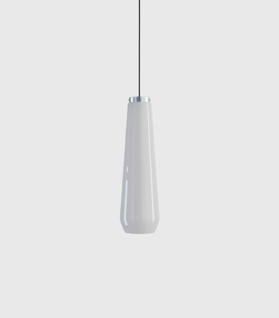 Lodes Glass Drop Pendant Light in White