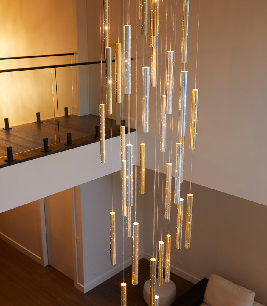 Ilanel Heavy Rain 6lt Pendant Light featured within interior space