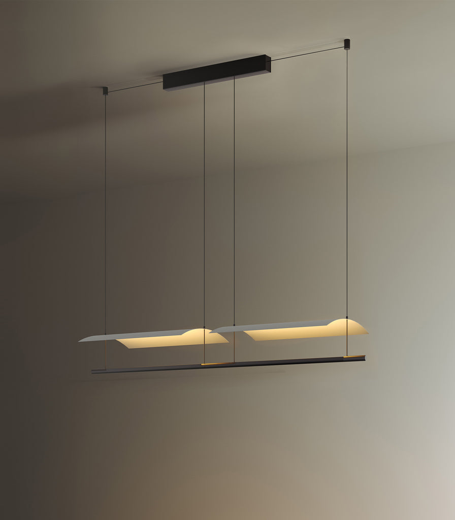 Santa & Cole Lamina Pendant Light featured within interior space