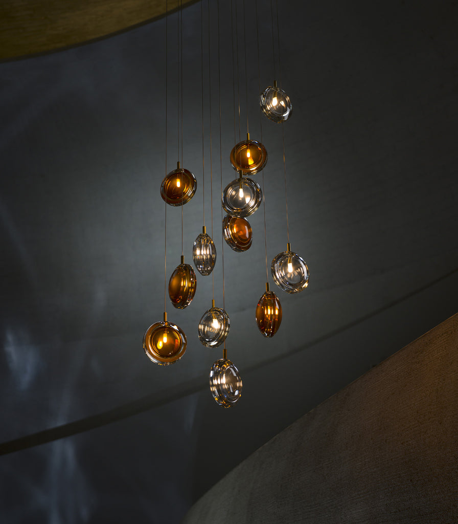 Bomma Lens Pendant Light featured within interior space