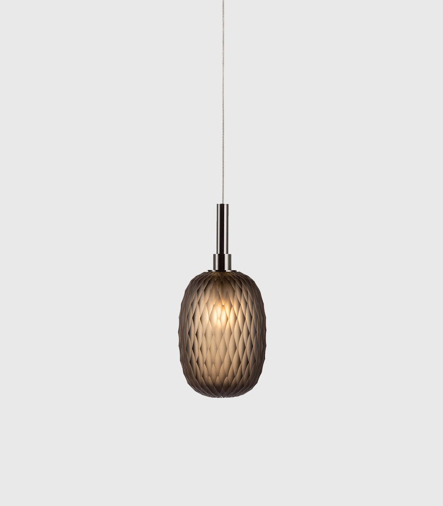Bomma Metamorphosis Anthracite Pendant Light in Cigar/Small
