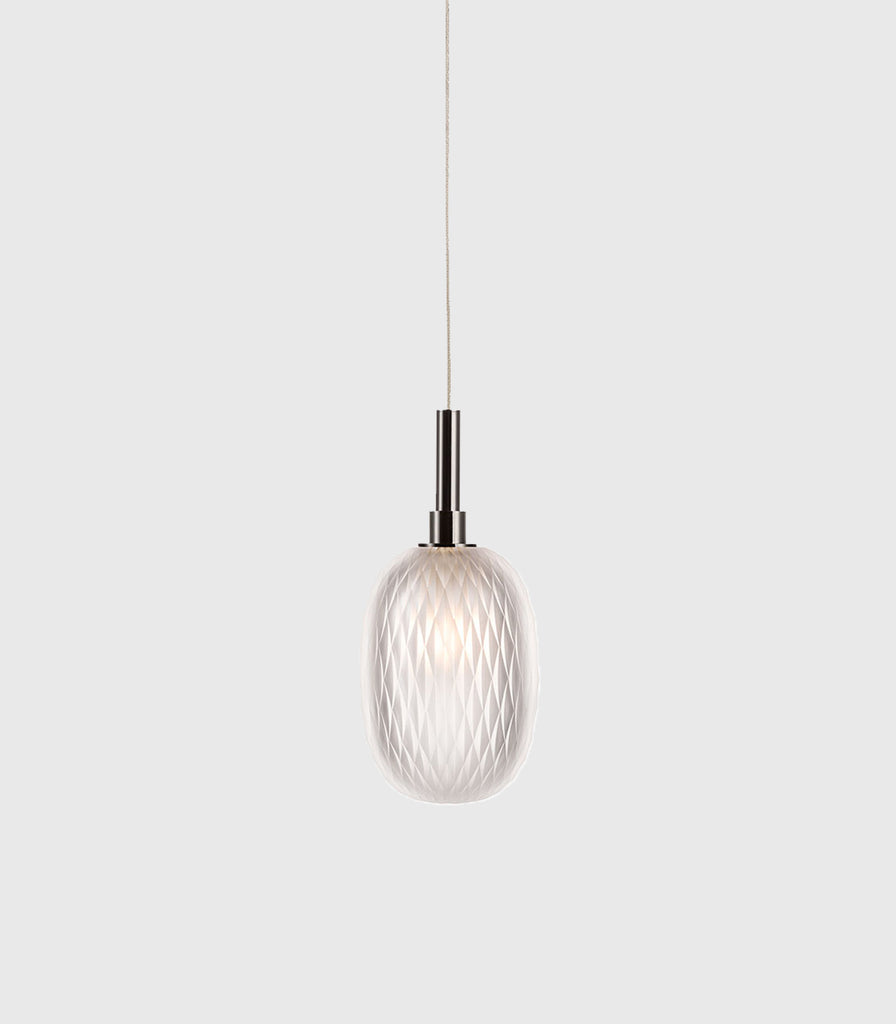Bomma Metamorphosis Anthracite Pendant Light in Clear/Small
