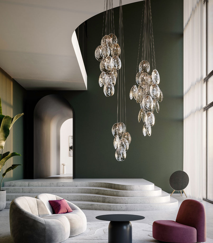 Bomma Mussels Pendant Light featured within interior space