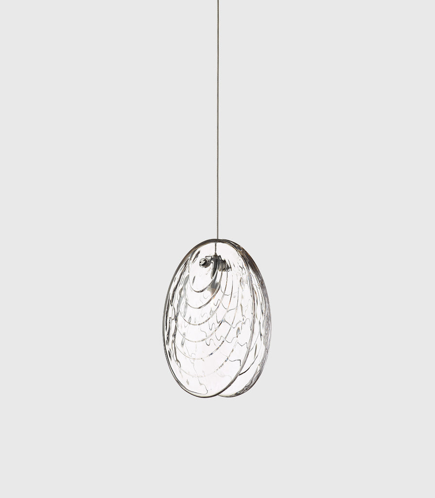 Bomma Mussels Pendant Light in Clear/ Anthracite