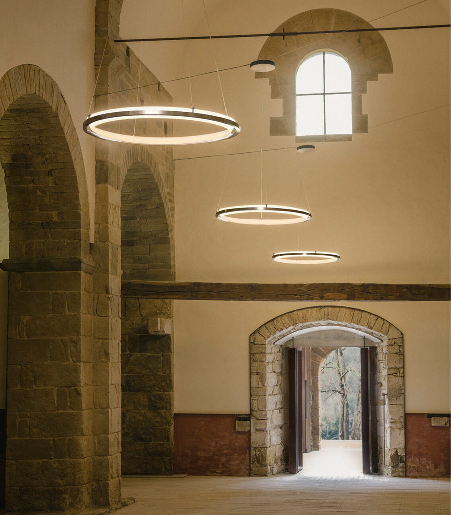 Santa & Cole Nimba Pendant Light featured within interior space