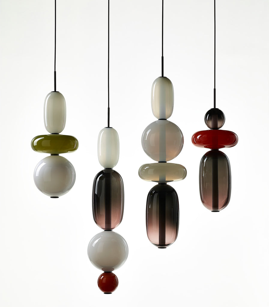 Bomma Pebbles Small Pendant Light featured within interior space