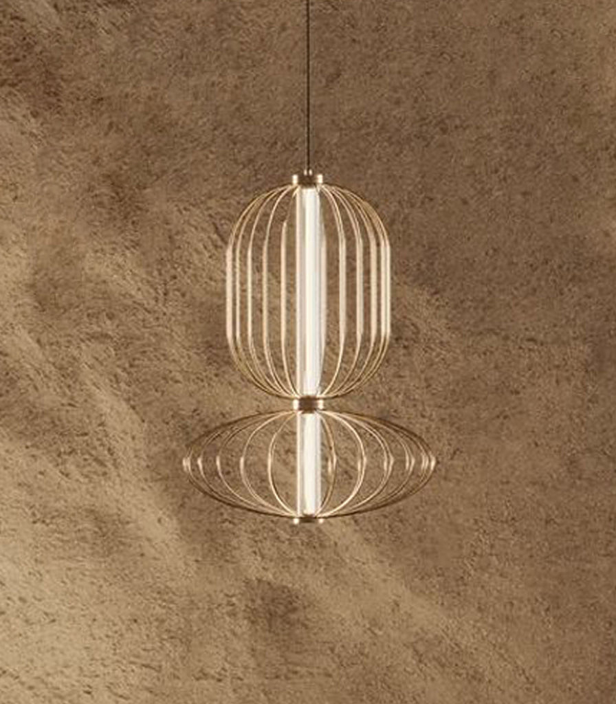 Aromas Pepo Brass Pendant Light in 2lt