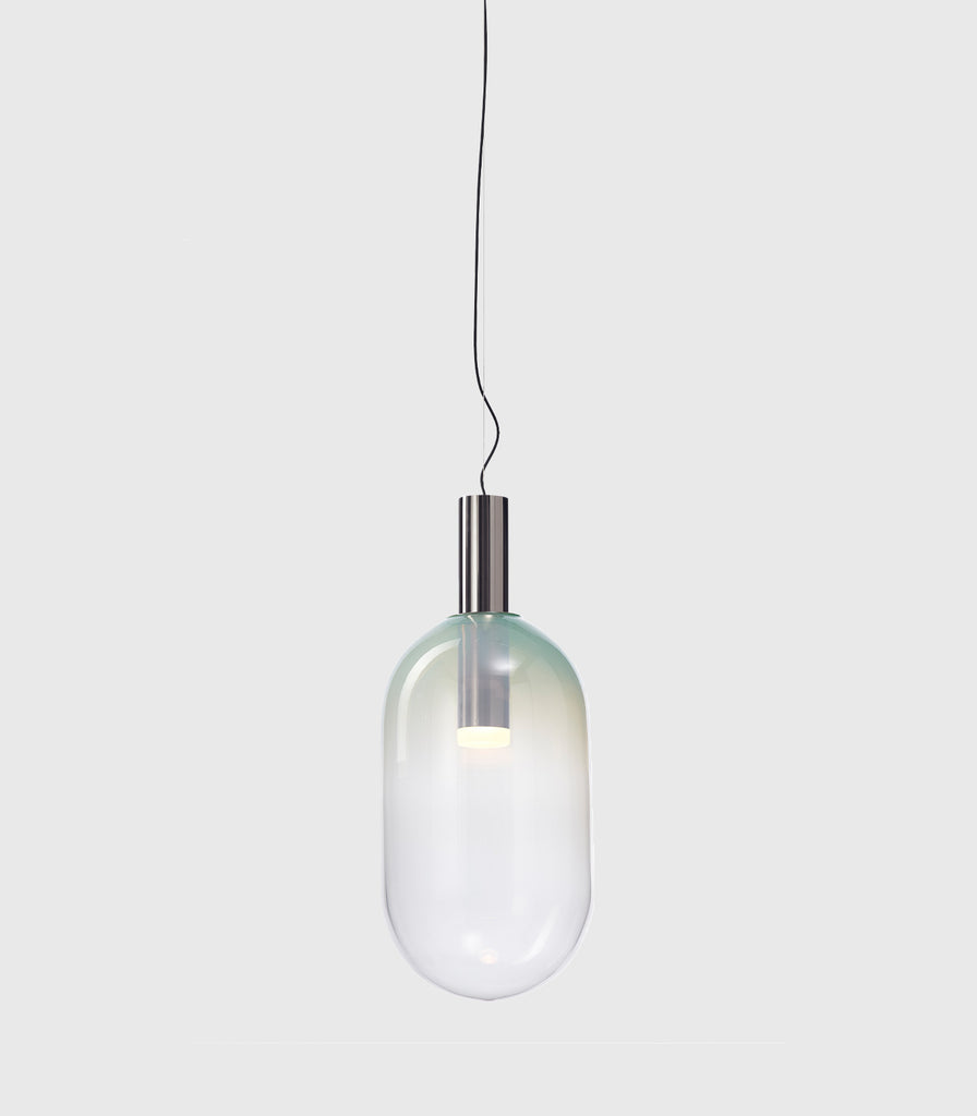 Bomma Phenomena Capsule Pendant Light in Mint Green/ Silver