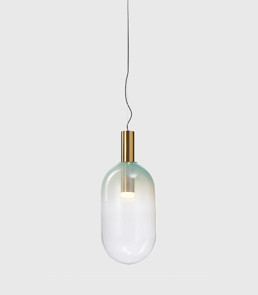 Bomma Phenomena Capsule Pendant Light in Mint Green/ Gold