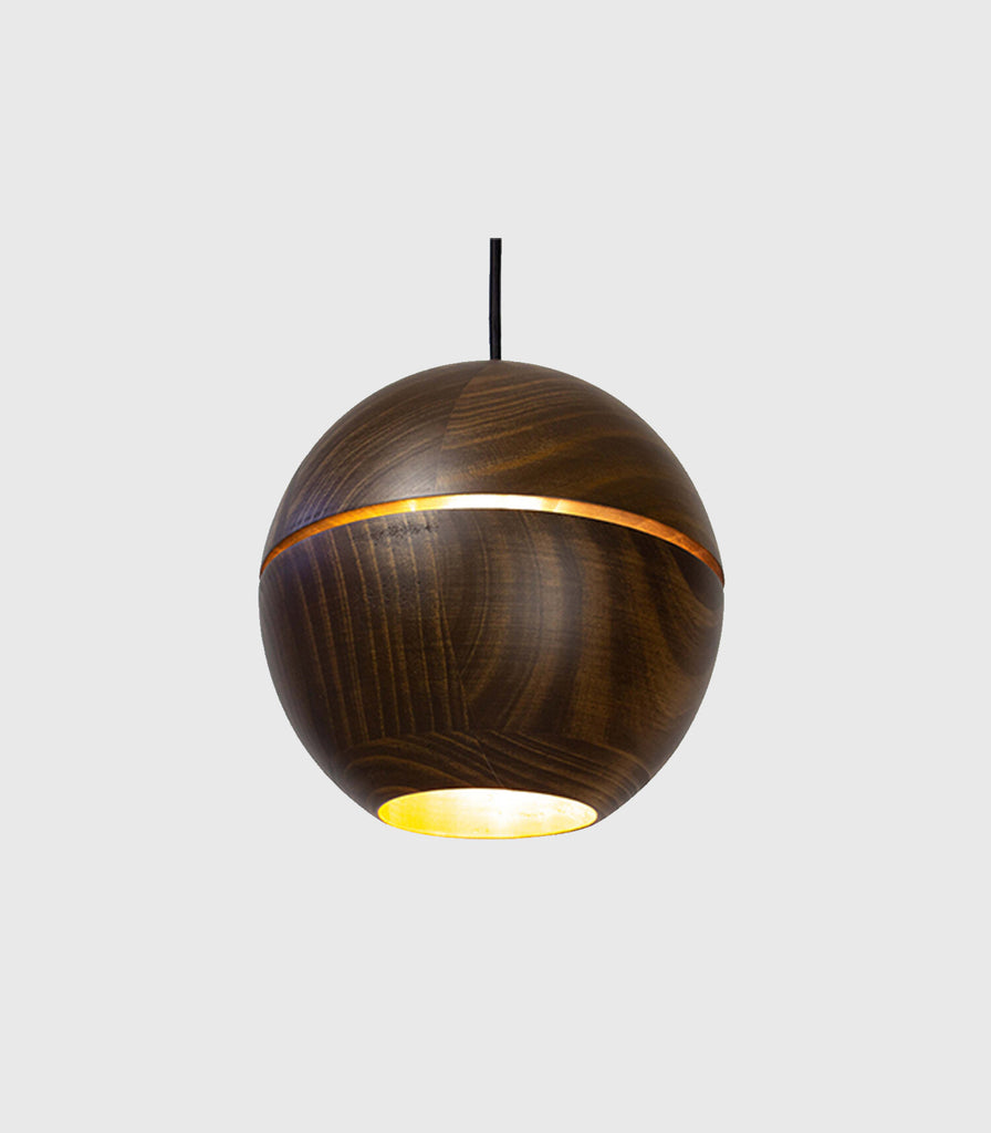 Ilanel Saturn Pendant Light in Walnut