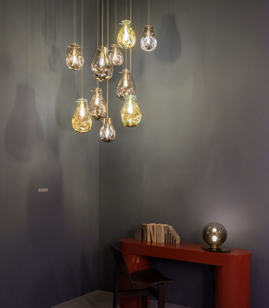 Bomma Soap Pendant Light featured within interior space