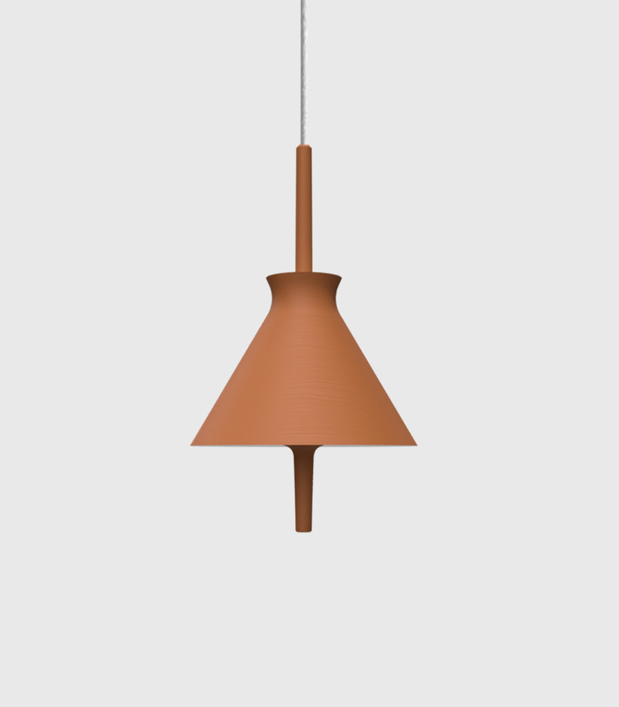 Klaylife  Totana Pendant Light in Medium/Dark Terracotta