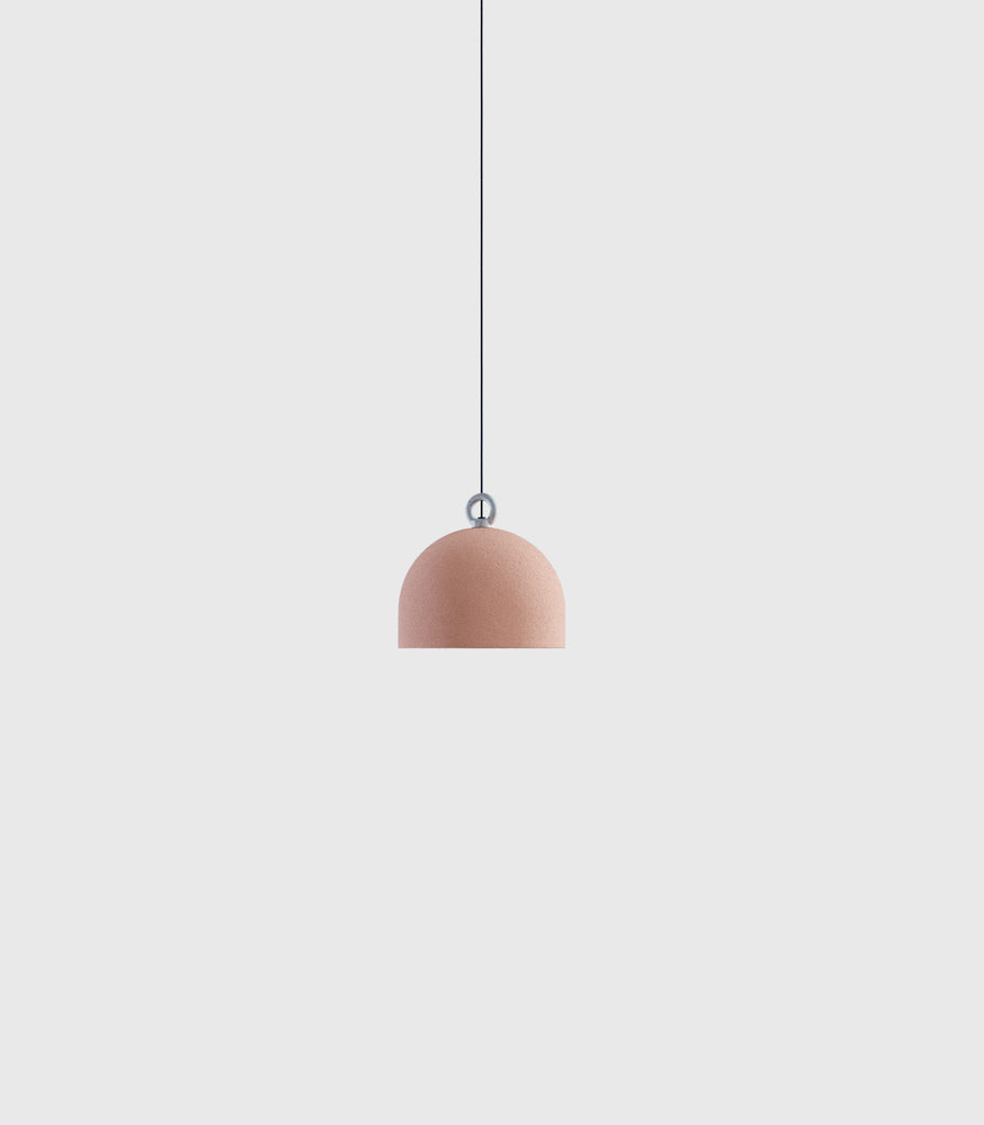 Lodes Urban Concrete Pendant Light in Small/Pink Dust