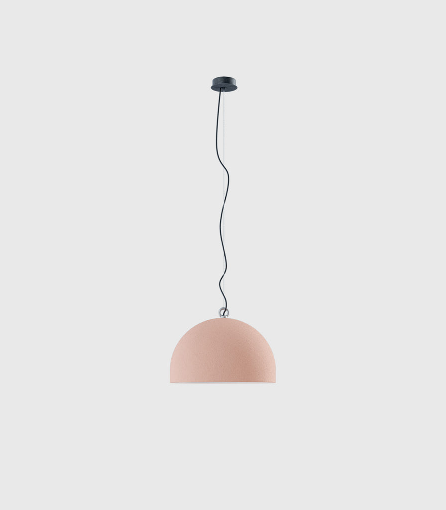 Lodes Urban Concrete Pendant Light in Medium/Pink Dust