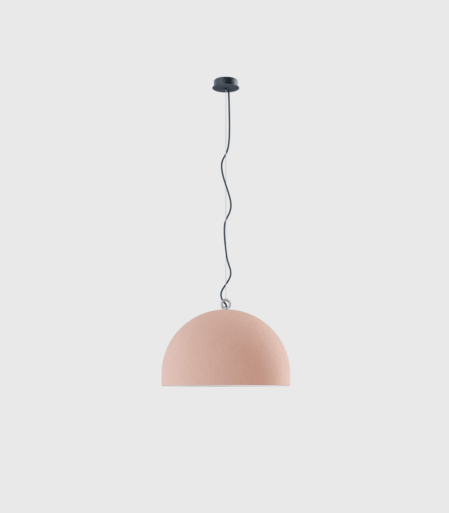 Lodes Urban Concrete Pendant Light in Large/Pink Dust