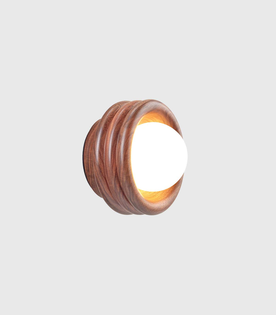 Fluxwood Silo Wall Light in Walnut