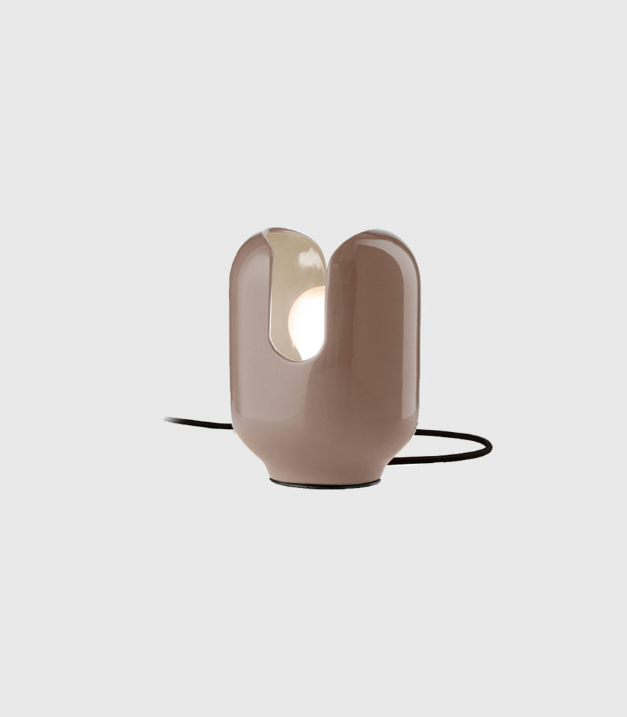 Ferroluce Batucada Table Lamp in Mocha Brown