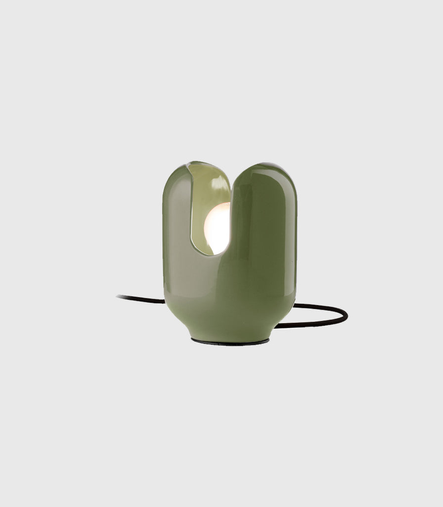 Ferroluce Batucada Table Lamp in Sage Green