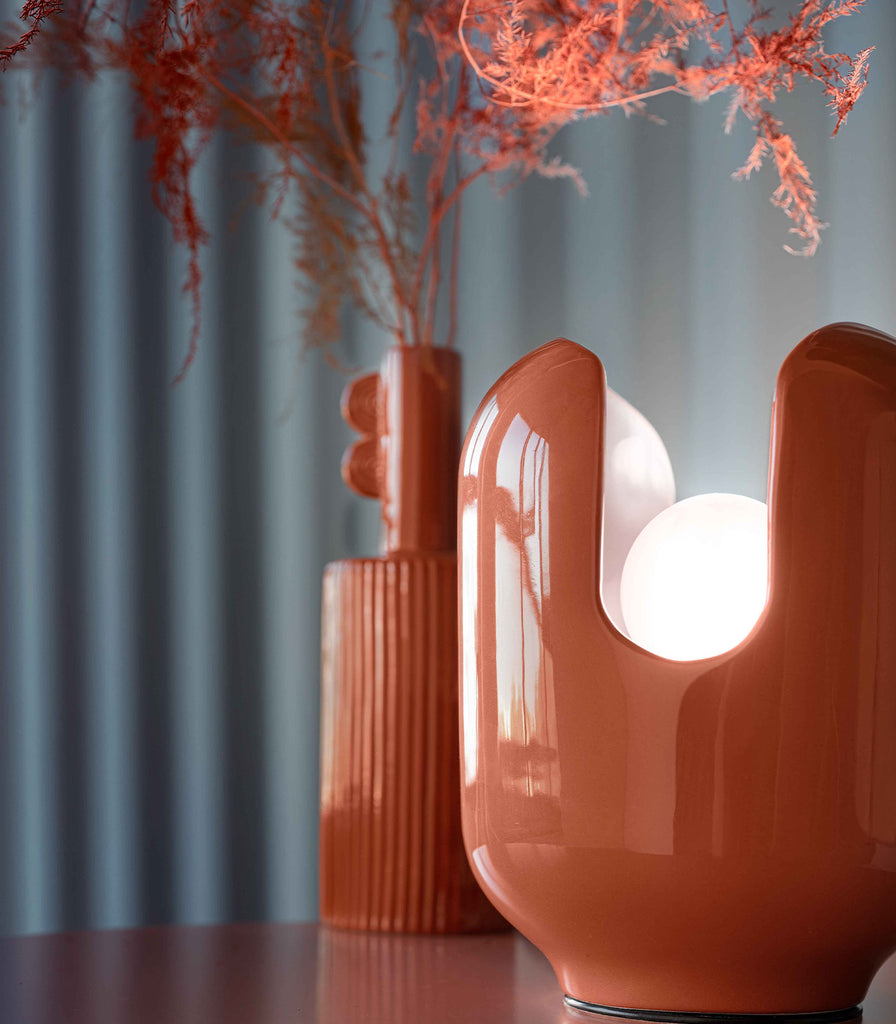 Ferroluce Batucada Table Lamp featured within interior space