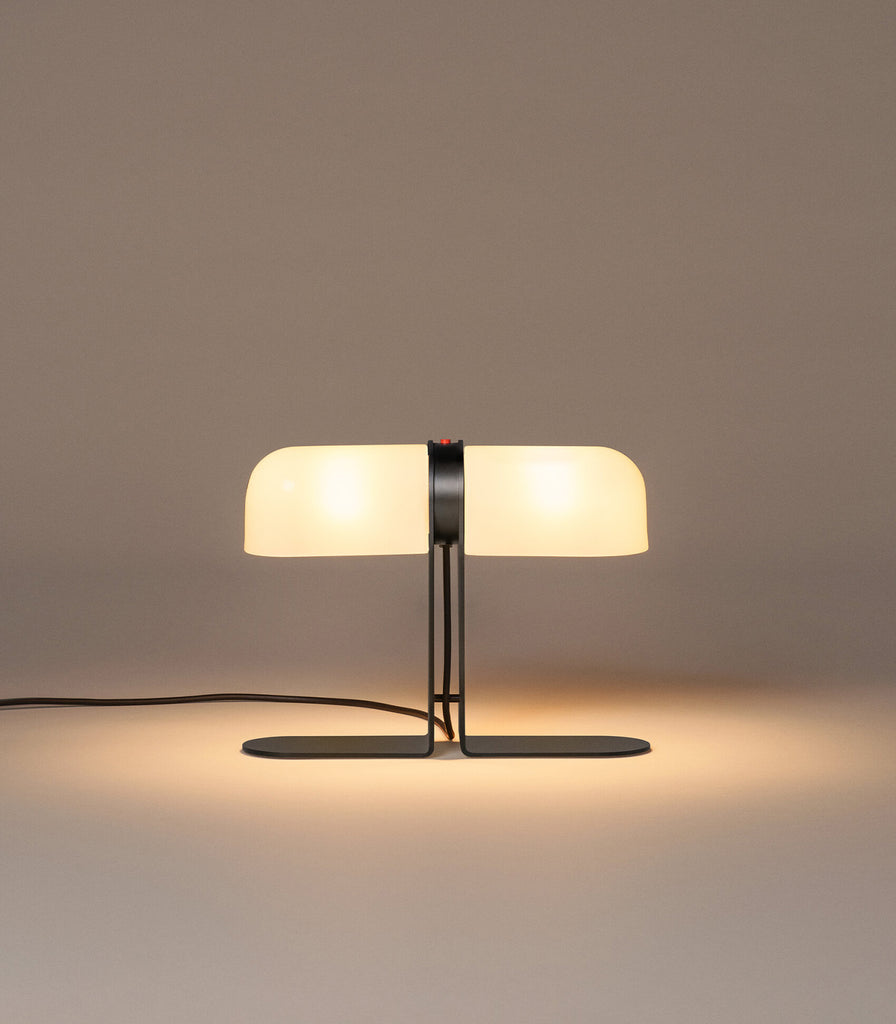 Santa & Cole Duo Table Lamp featured within interior space