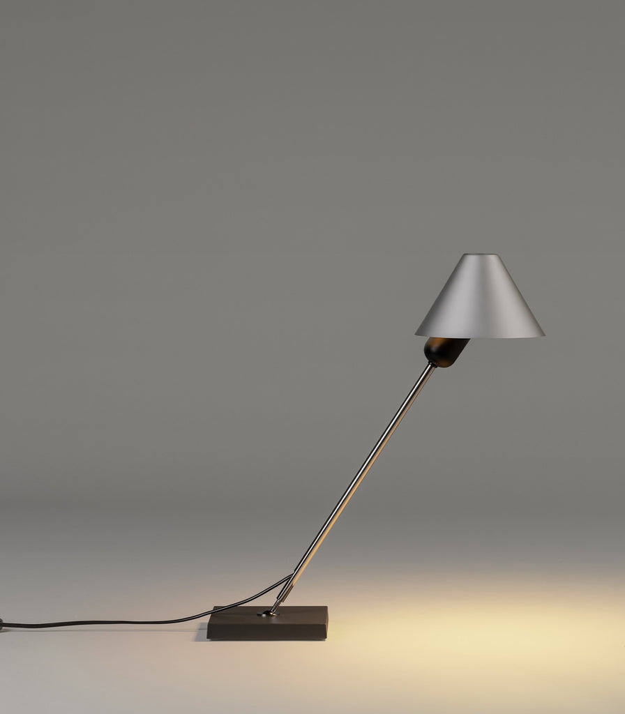 Santa & Cole Gira Table Lamp in Natural Anodized Aluminuim