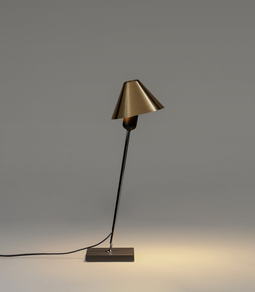 Santa & Cole Gira Table Lamp in Brass