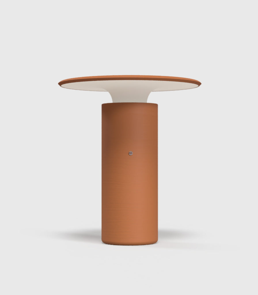 Klaylife Nais Table Lamp in Dark Terracotta