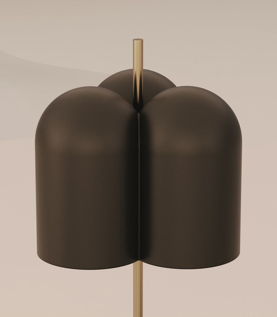 Aromas Oket Table Lamp in Matte Brass/Matte Black