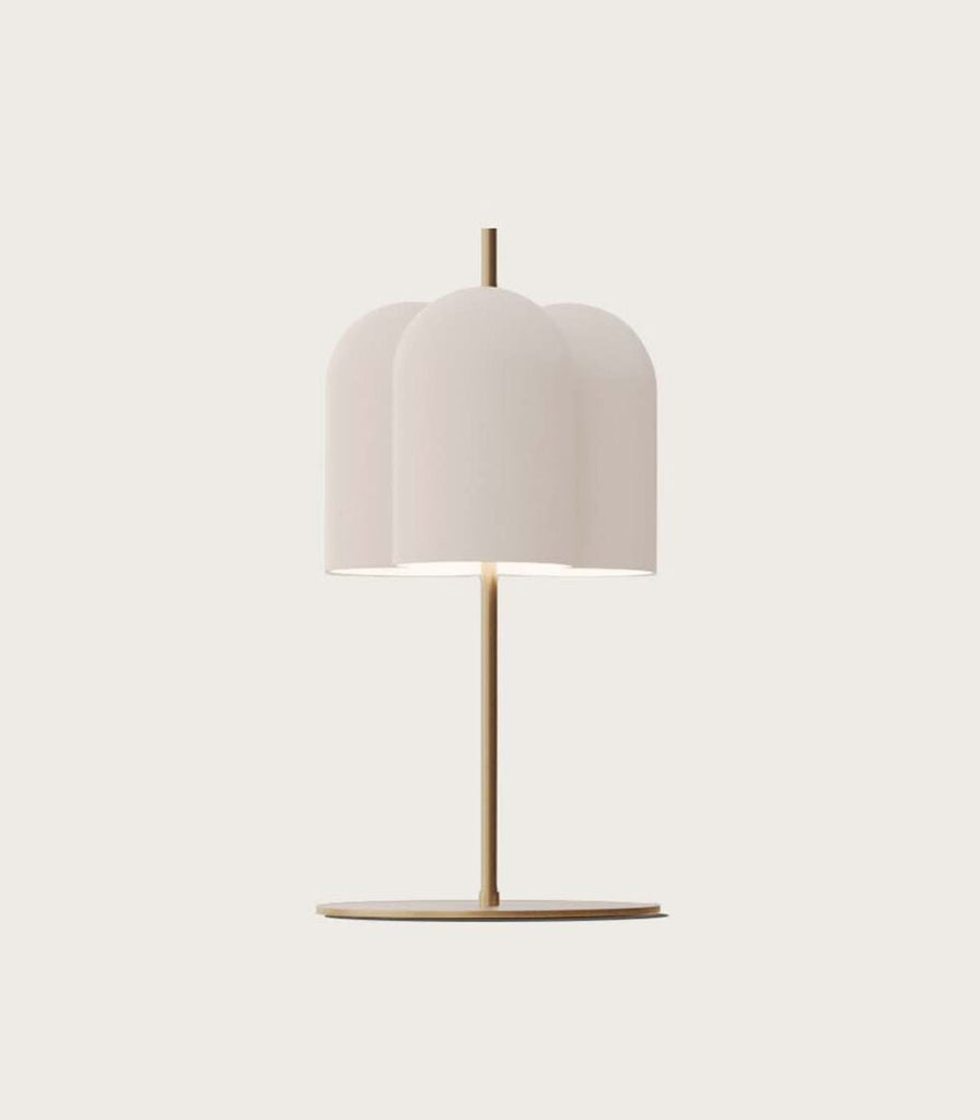 Aromas Oket Table Lamp in Matte Brass/Matte White