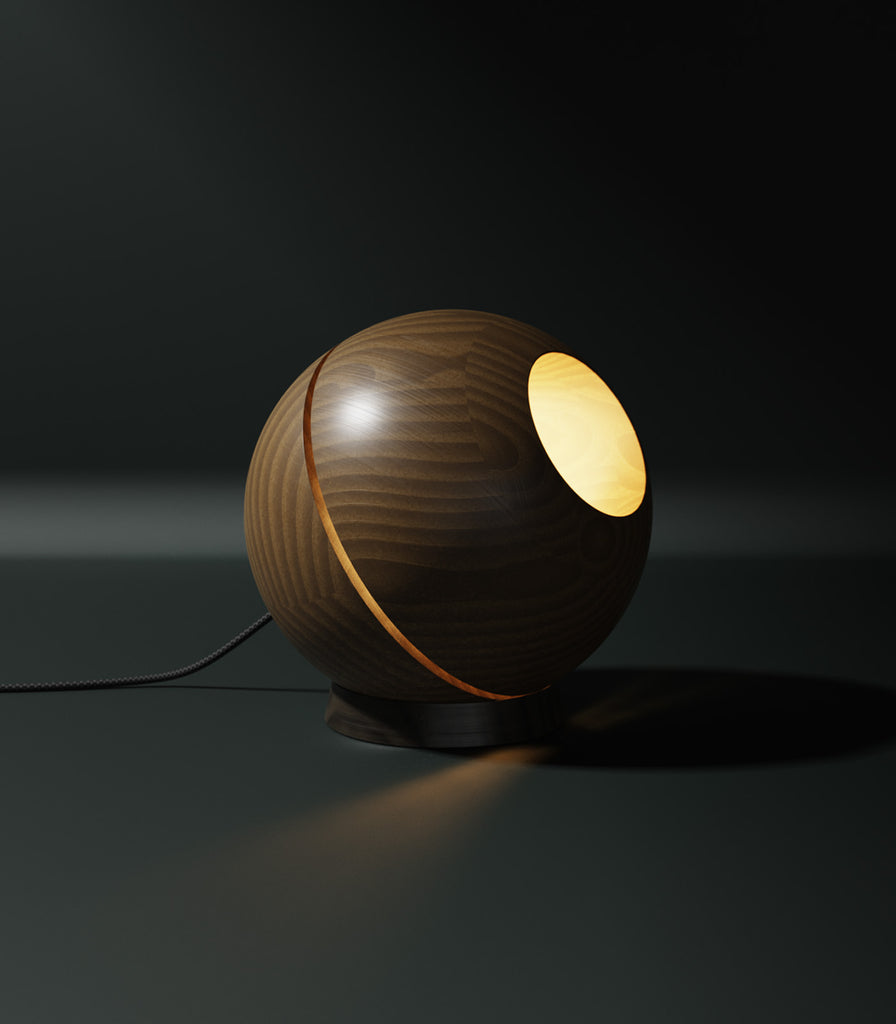 Ilanel Saturn Table Lamp in Walnut
