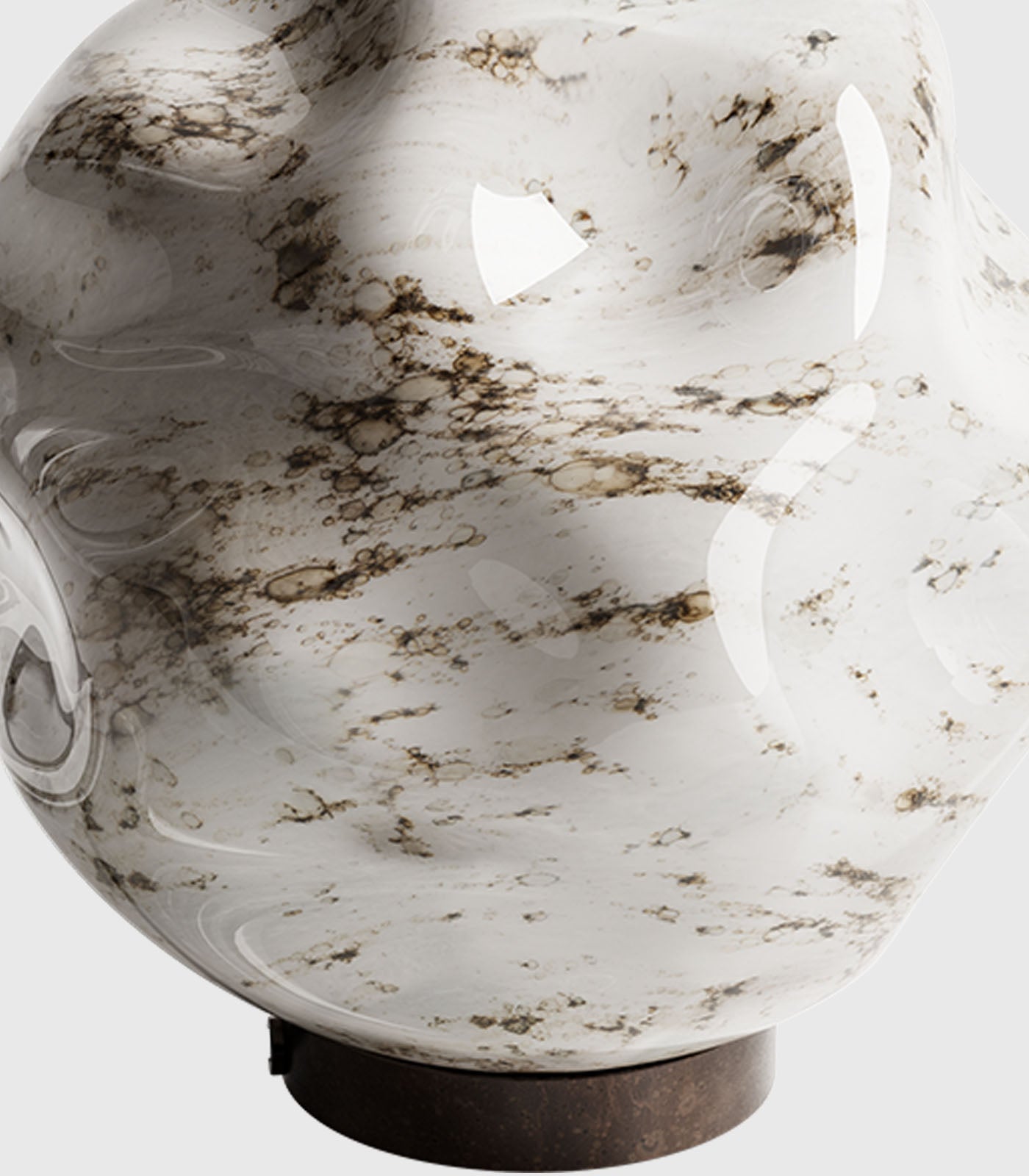 Black online stone lamp