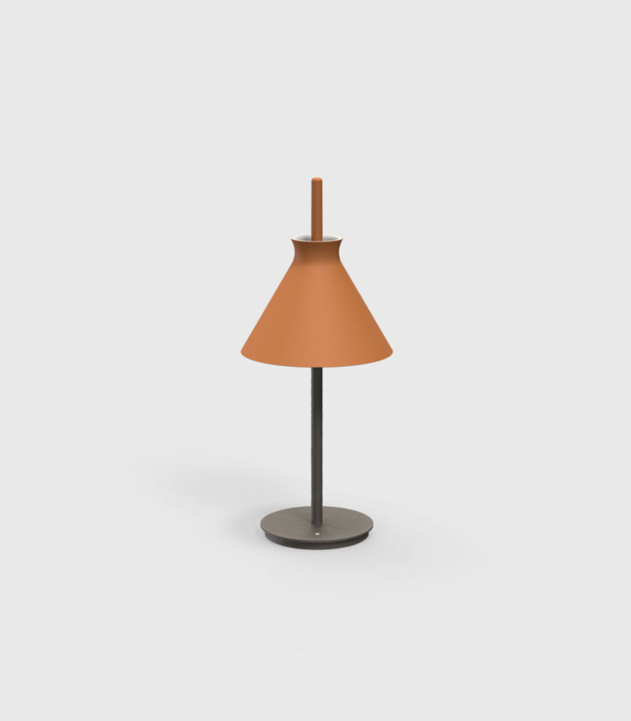 Klaylife Totana Table Lamp in Dark Terracotta