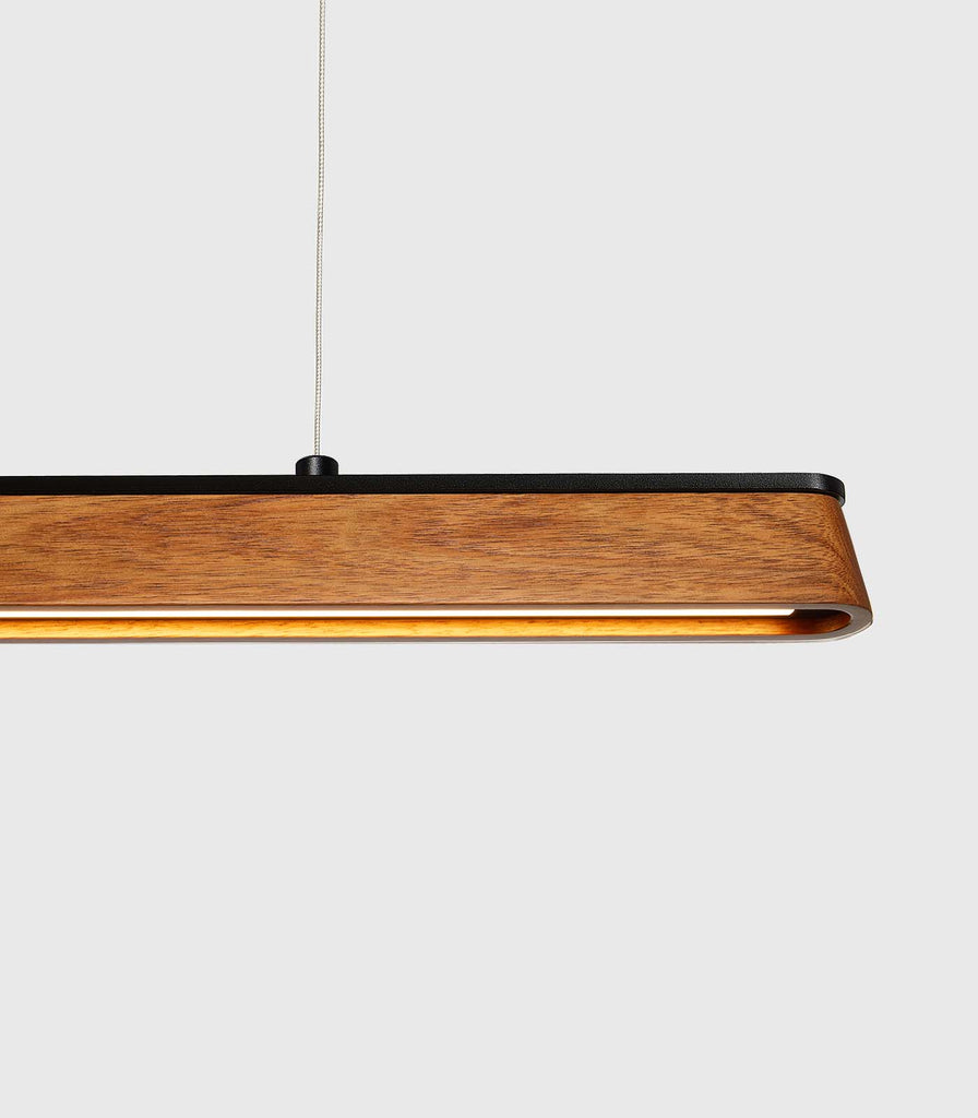 Fluxwood Tenn Up Linear Pendant Light in Tasmanian Blackwood