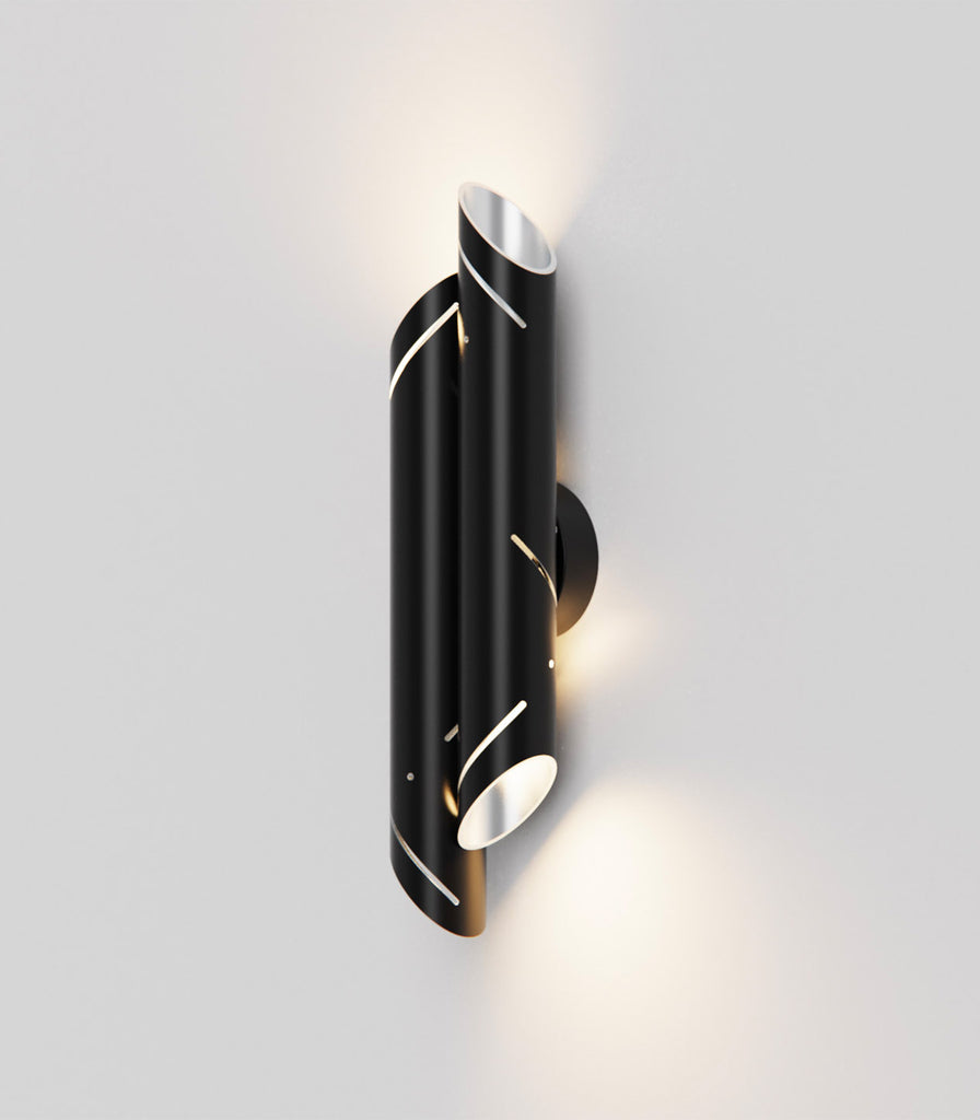 Ilanel Black Rain Wall Light featured within interior space