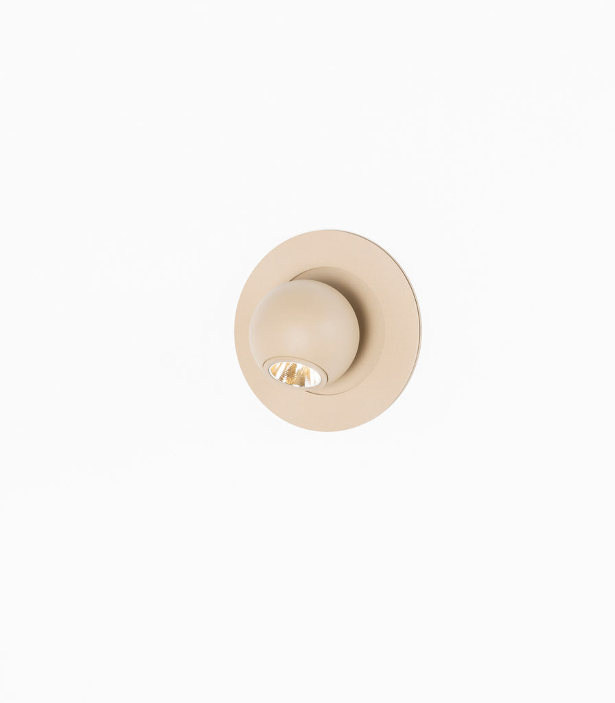 Lighterior Compass Flush Wall Light in Beige