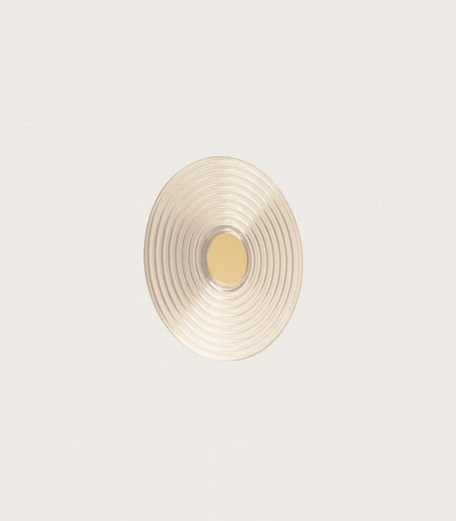 Aeomas Glic Wall Light featured in Matte Brass