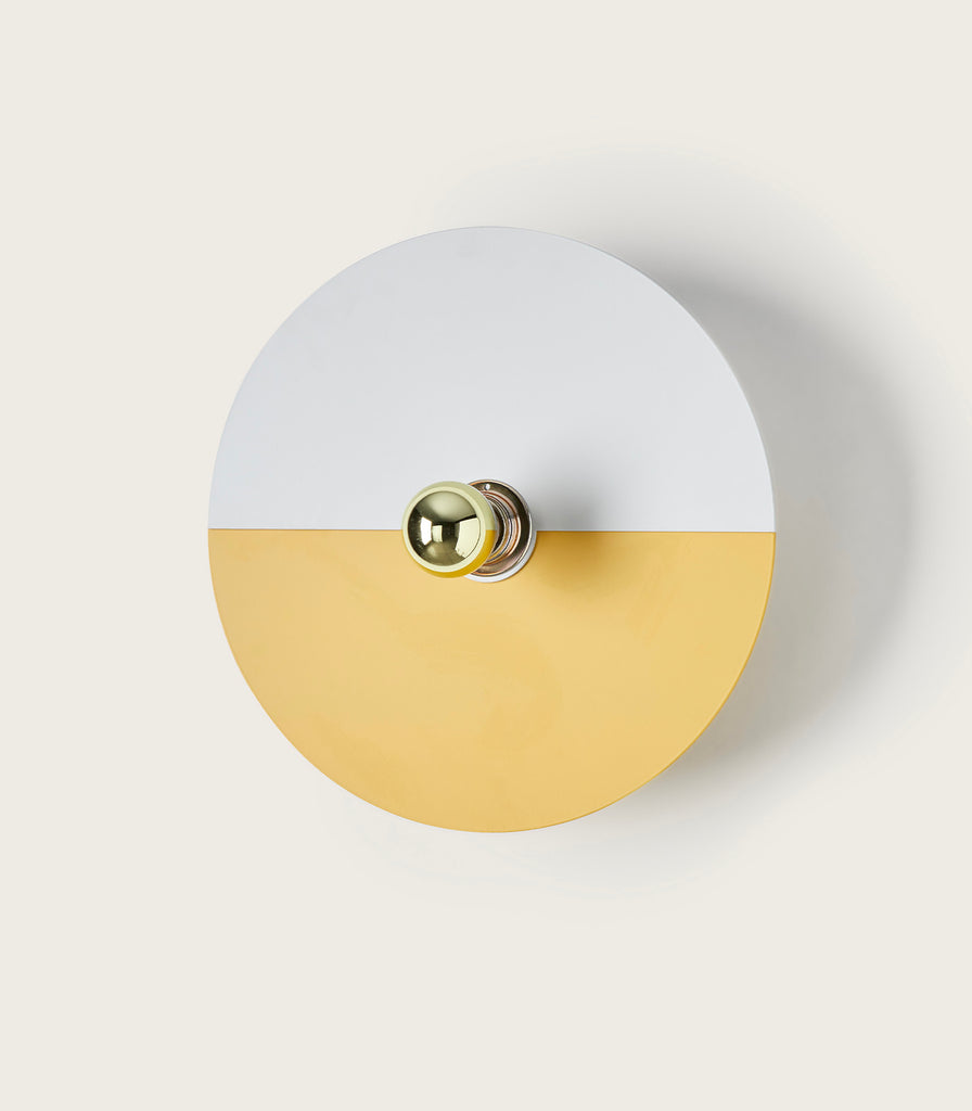 Aromas Haban Wall Light in Banana Green/ White