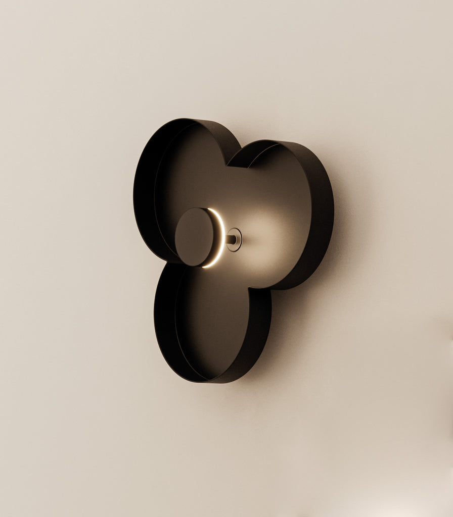 Aromas Oket Wall Light in Matte Black