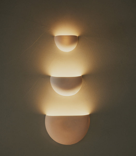 Half moon on sale wall light fixture