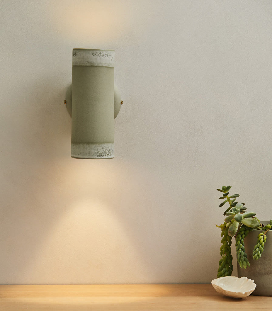 Studio Enti Dusked Eos Wall Light featured within interior space