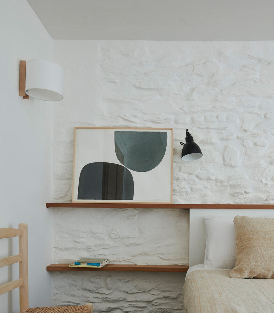Santa & Cole TMM Corto Wall Light featured in a bedroom