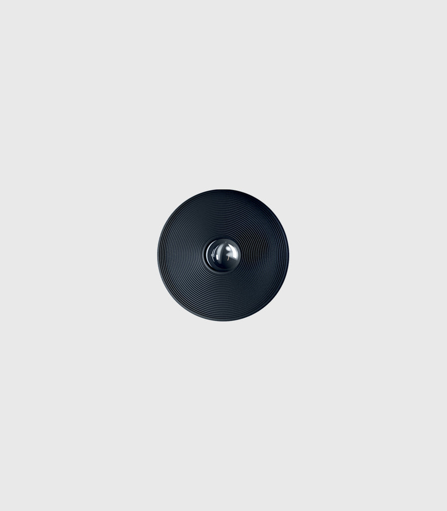 Lodes Vinyl Wall/Ceiling Light featured in Small/Deep Black