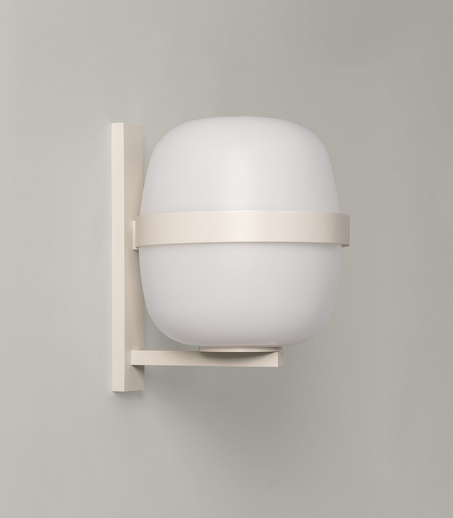 Santa & Cole Wally Cesta Outdoor Wall Light in Matte White