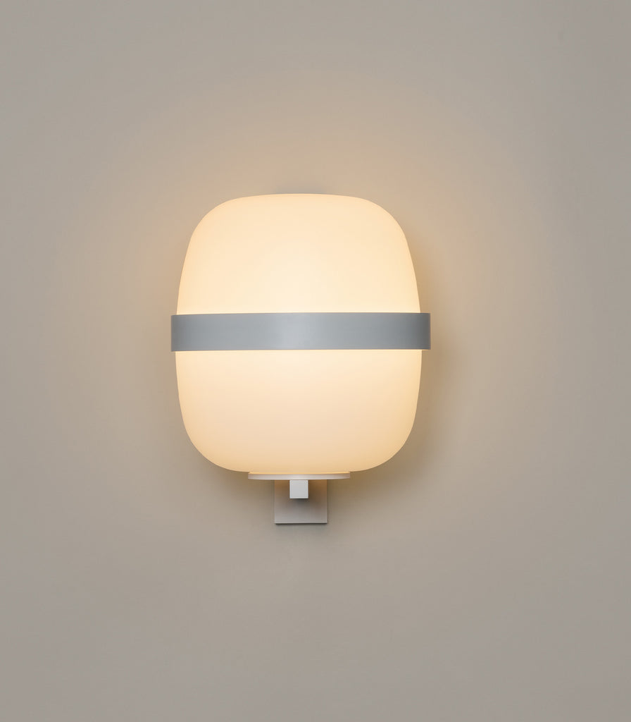 Santa & Cole Wally Cesta Outdoor Wall Light in Matte White