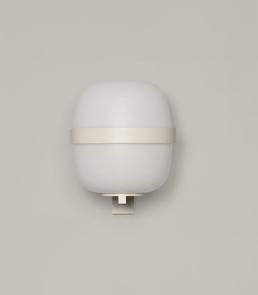 Santa & Cole Wally Cesta Outdoor Wall Light in Matte White