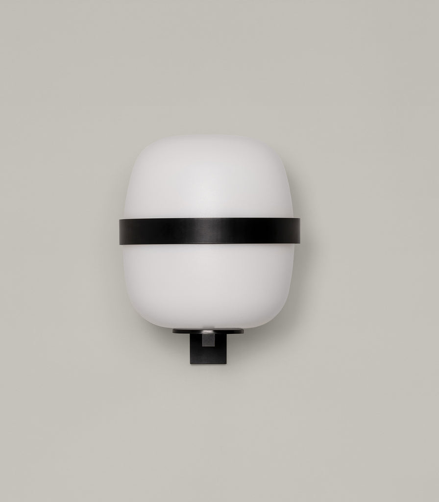 Santa & Cole Wally Cesta Outdoor Wall Light in Matte Black